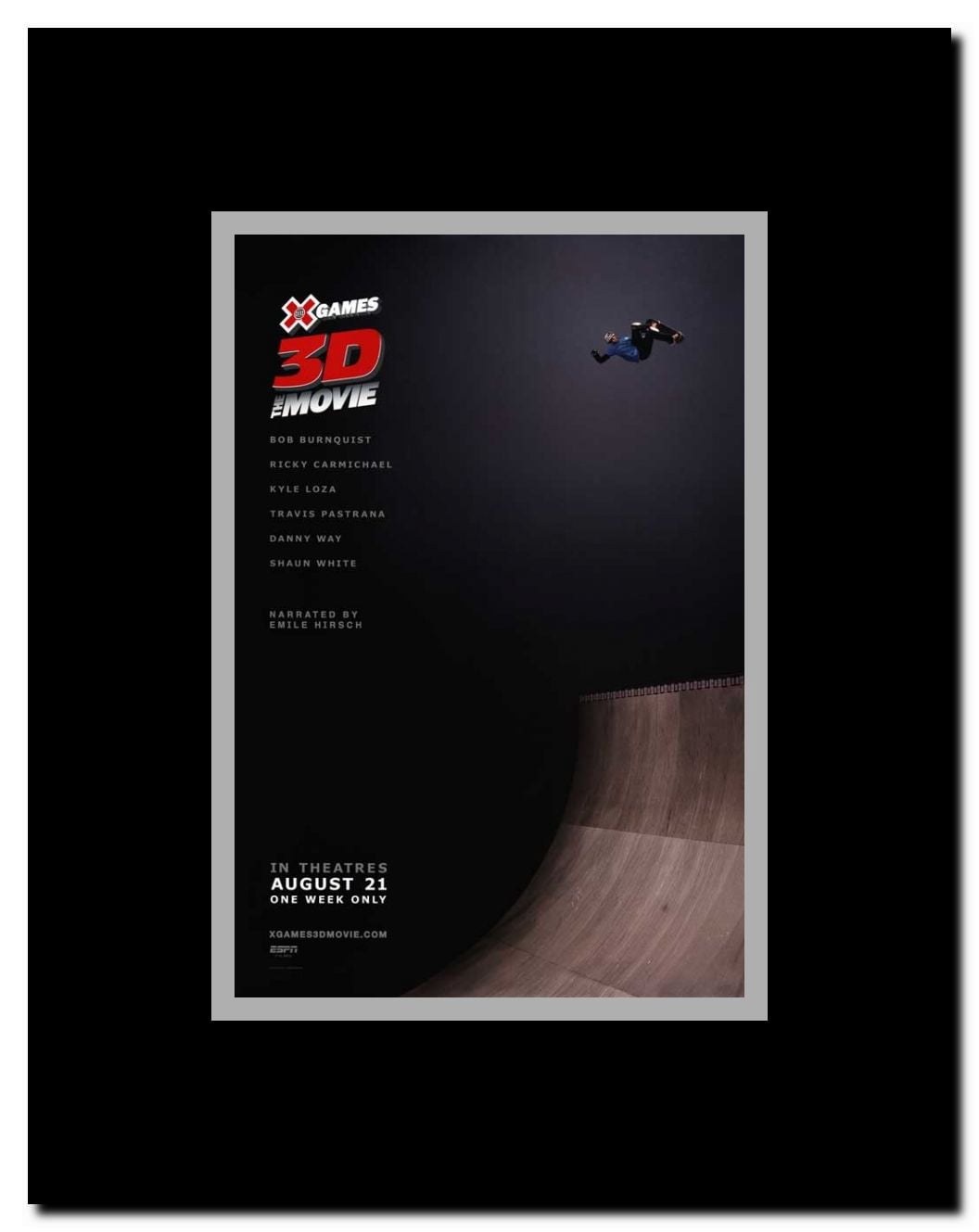X Games 3D The Movie Framed Movie Poster