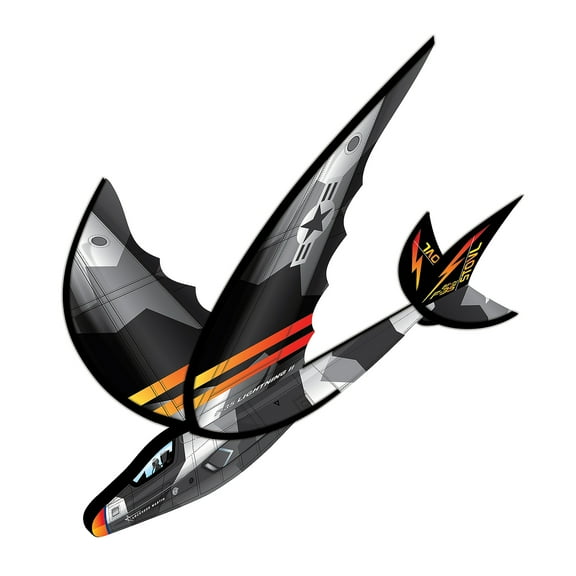 X Gliders 42" Wide Flexwing Glider "f/a-35 Lightning II" 1 Piece Long Distance Flight