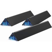 X Home 15.3" Heavier Flavorizer Bars Replacement for Weber Spirit I & II 200 Series, E/S210 E/S220 Grills with Front-mounted Control, Porcelain-enameled, 3.5" W, 3-Pack