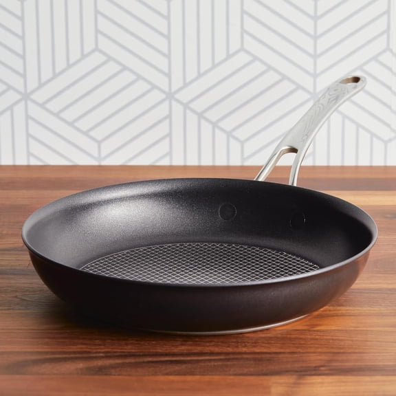 X Hybrid Nonstick Induction Frying Pan 10 Inch Dark Gray SearTech Technology