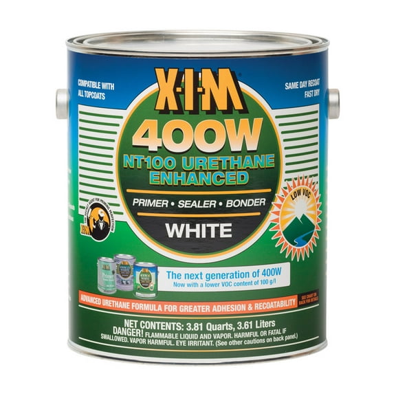 X-I-M 400W NT100 White Alkyd Primer/Sealer/Bonder 3.81 qt