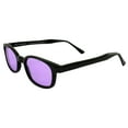 thumbnail image 1 of X KD's Sunglasses Purple Lens Motorcycle Sunglasses Large Size UV400, 1 of 7