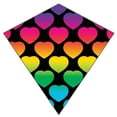 thumbnail image 1 of X Kites ColorMax? Hearts Nylon Ultra High Definition Deluxe Diamond Kite, 25 Inches Tall, 1 of 1