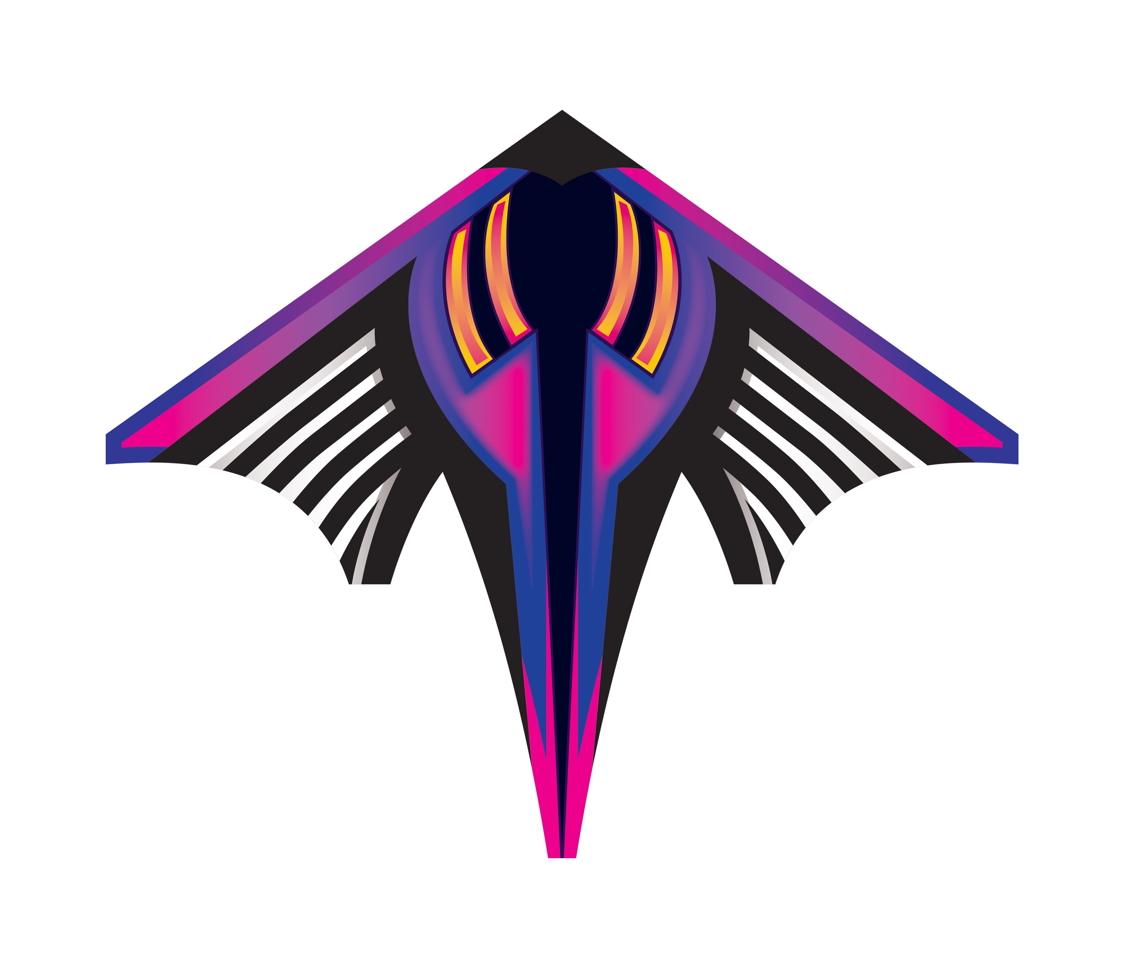 X Kites DeltaV Nylon Delta Kite Purple