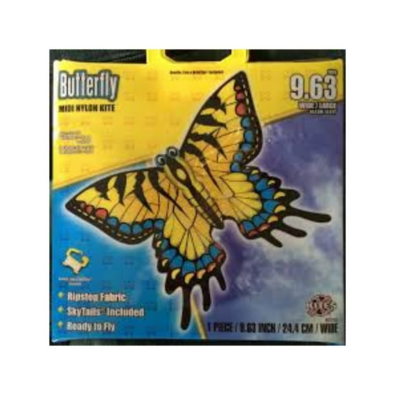 X Kites MidiKite 9.63"-11.13" Kite with Ripstop Fabric -Easy to Assemble (Swallow Tail)