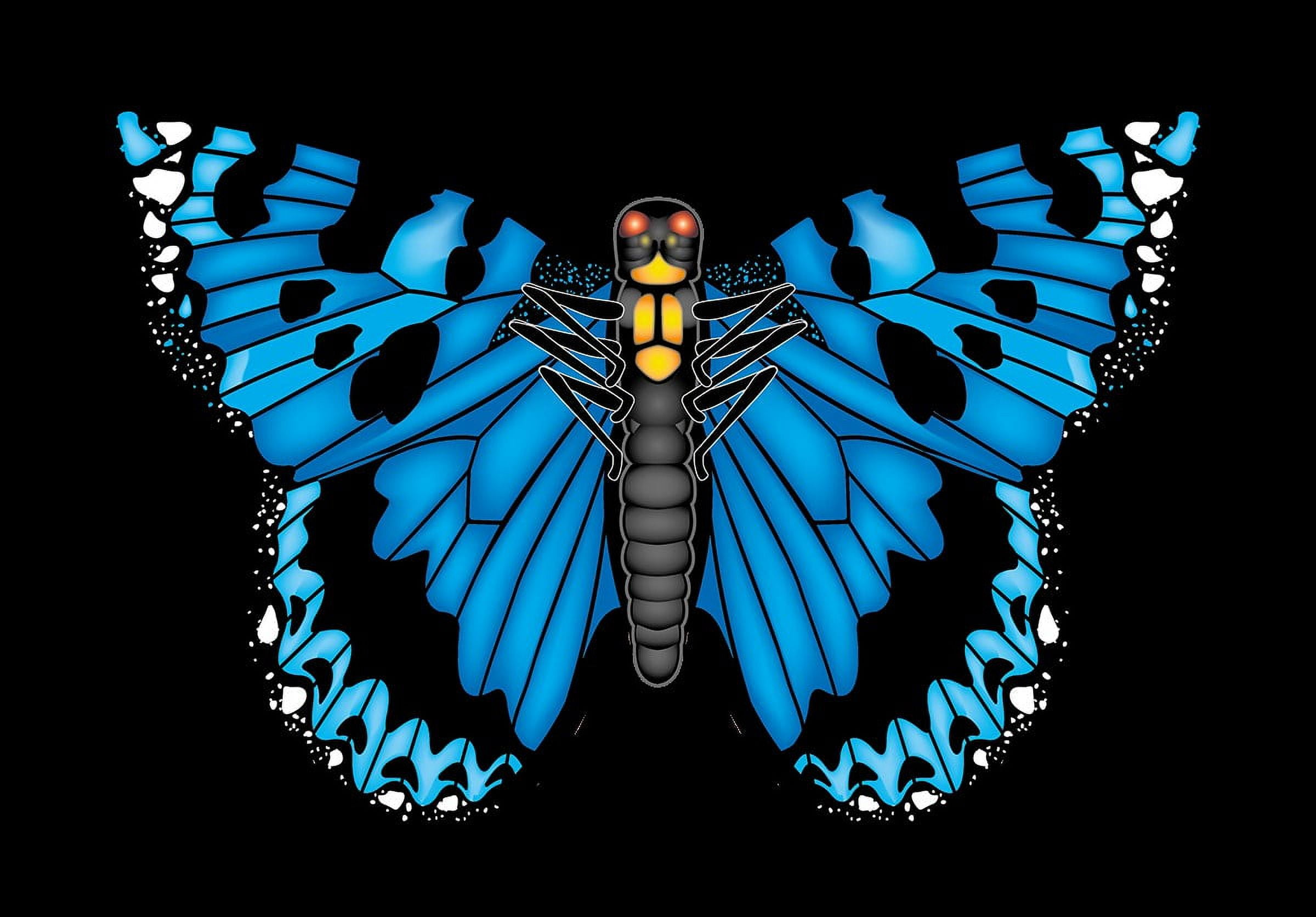 X Kites Poly Butterfly Kite Blue