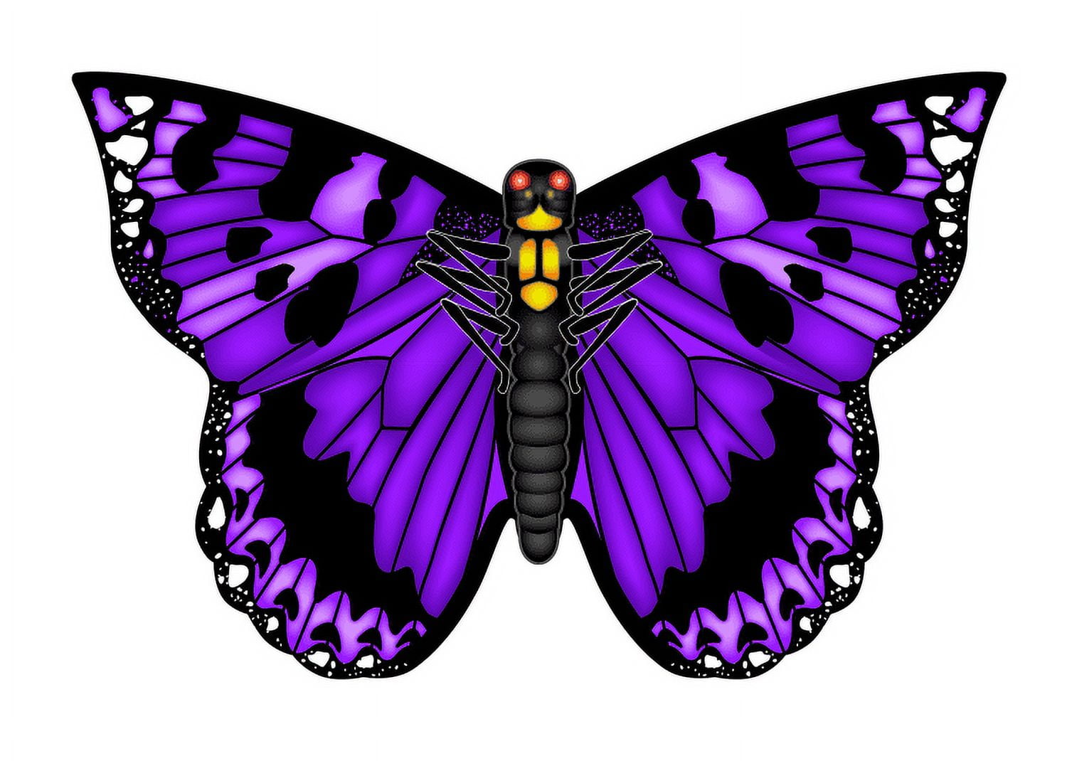 X Kites Poly Butterfly Kite Purple