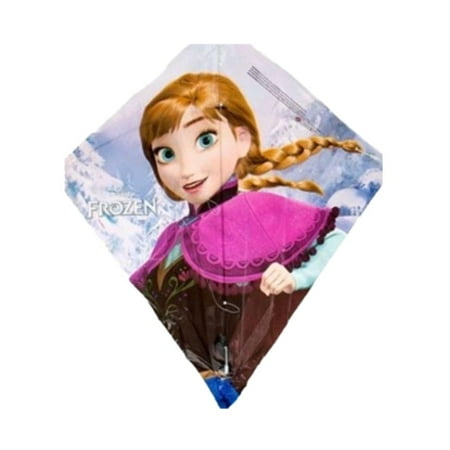 X-Kites Sky Diamond 23'' Poly Diamond Kite with Skytails Handle & Line Included! (Frozen Anna)