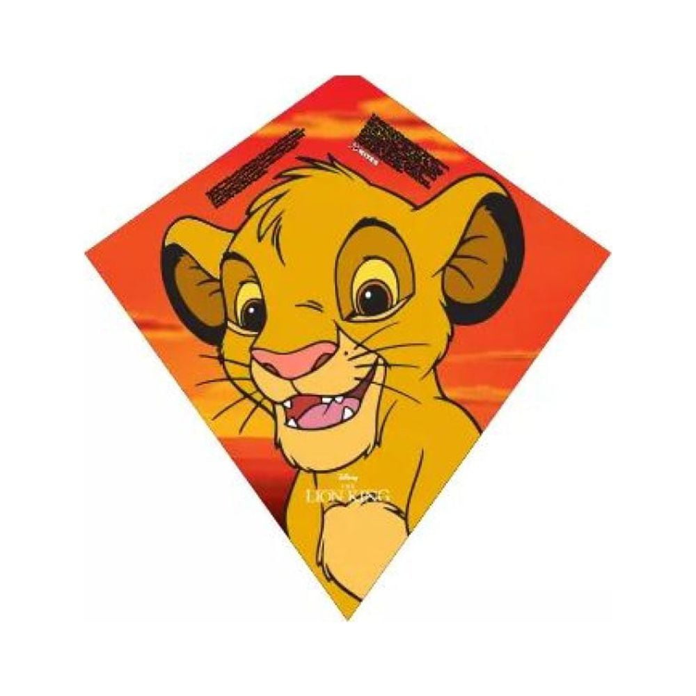 X-Kites Sky Diamond 23'' Poly Diamond Kite with Skytails Handle & Line Included! (Lion King)