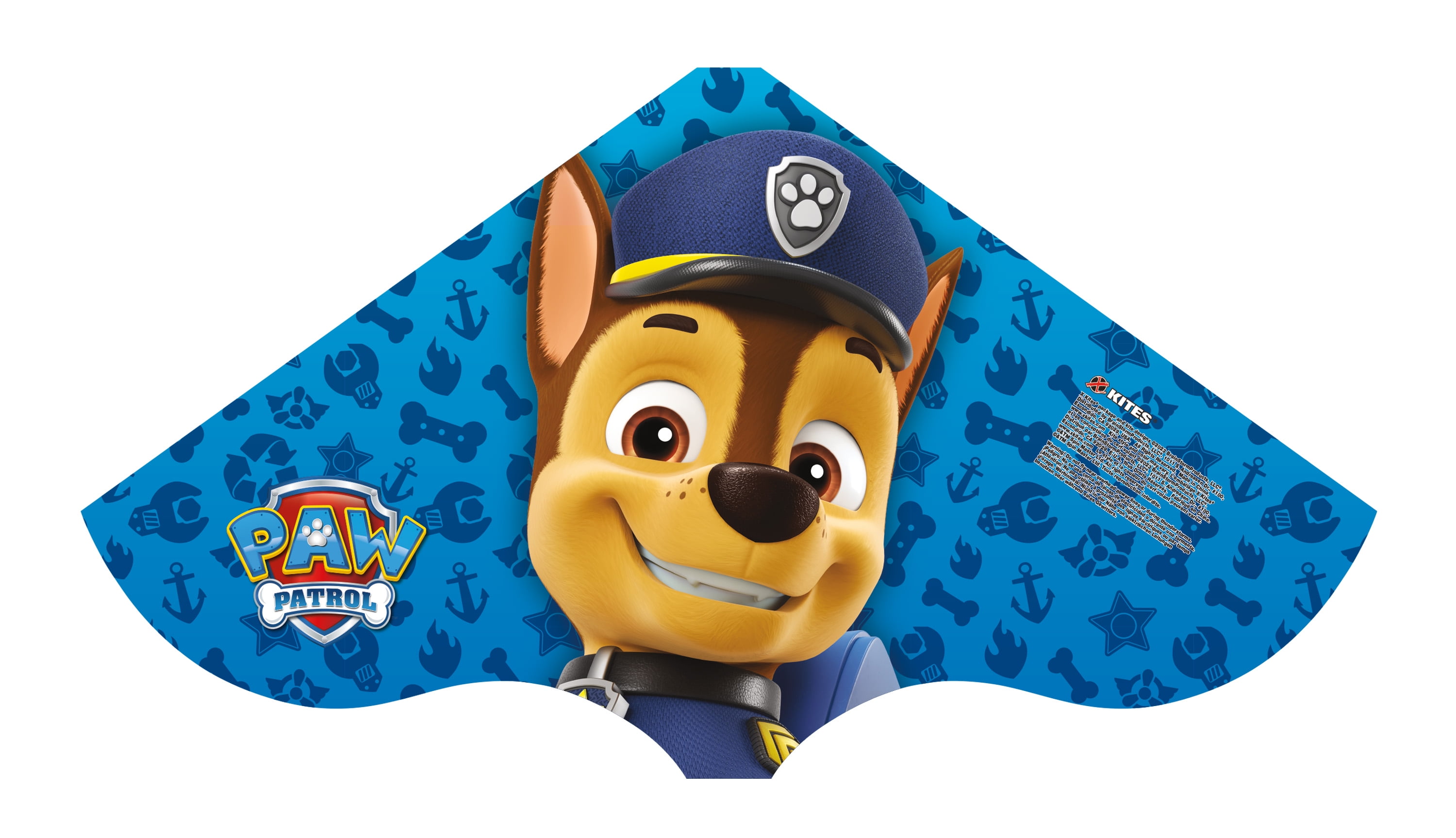 X Kites SkyDelta Paw Patrol Kite, Blue & Brown, 30"