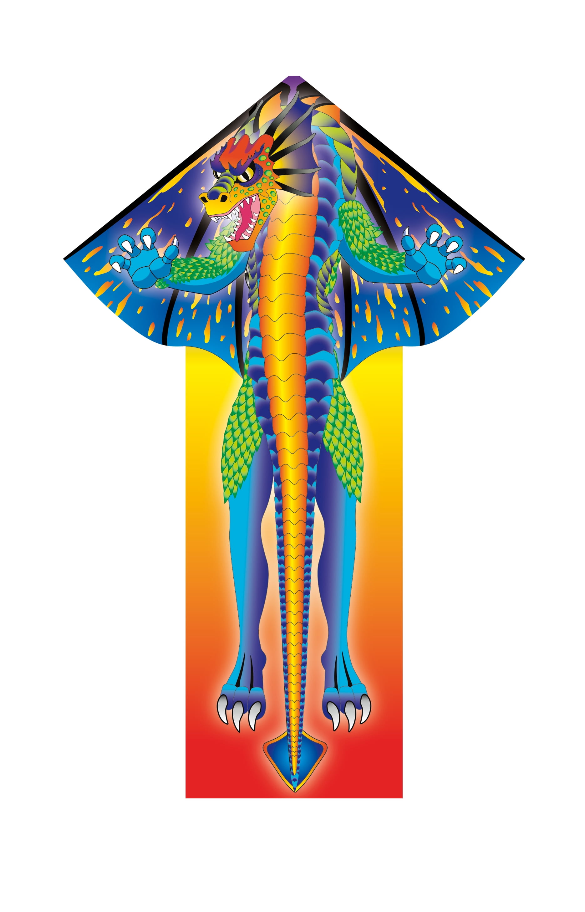 X Kites SkyFlier Dragon Kite, Multicolor, 50"