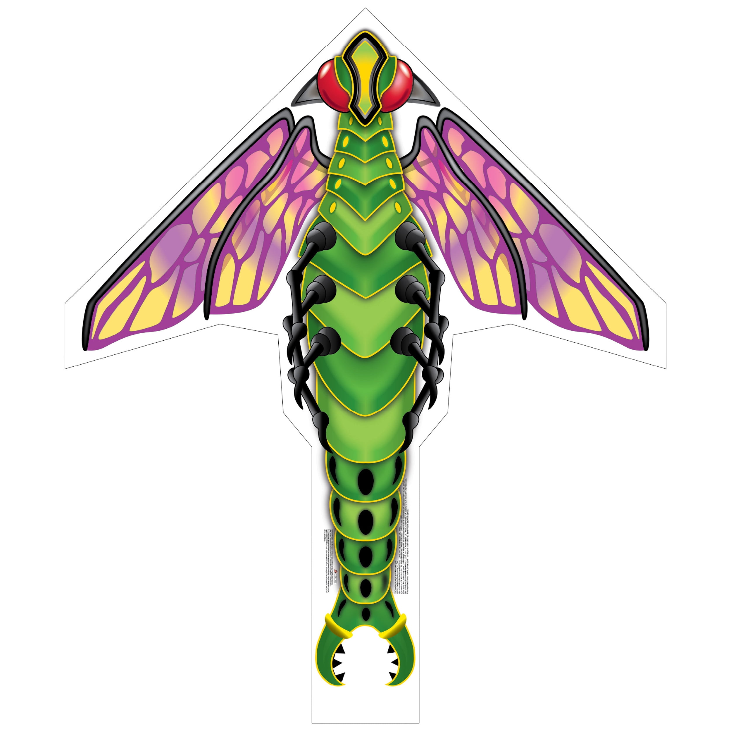 X Kites Sonic Wings Insectoid Poly Kite w/ Handle & Line