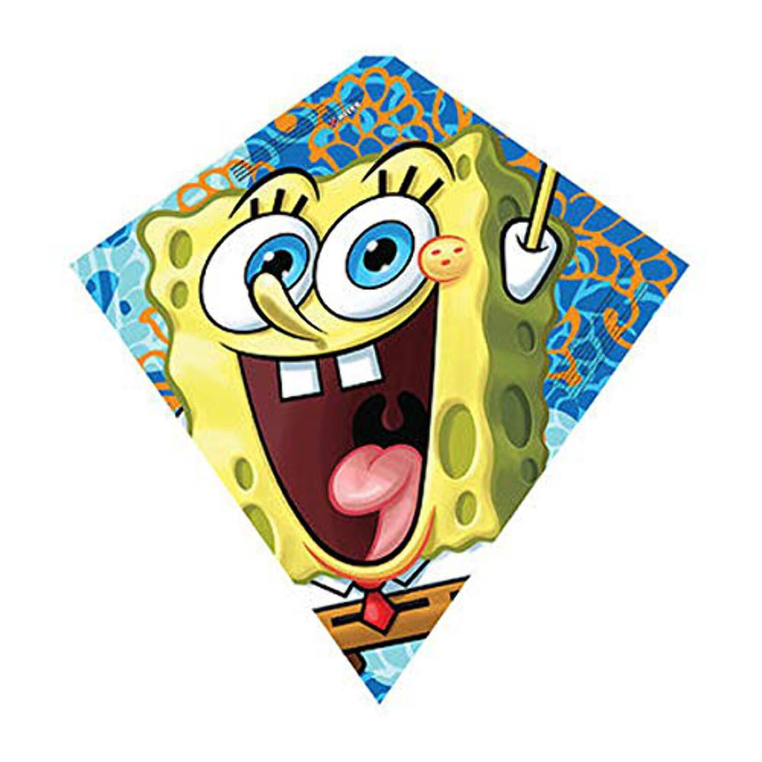SpongeBob SquarePants Fiberglass Diamond Kite, Multicolor, 23 Inches