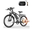 thumbnail image 1 of X-Koala 26" Electric Bike for Adults, 500W Motor, 48V 7.8Ah Removable Battery,Mountain Ebike with 7-Speed, UL2849,Black, 1 of 8