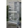 thumbnail image 1 of X-LARGE Deluxe Double Stacker Multi-Tiers Small Animal Critter Detachable Rolling Stand Habitats Cage Guinea Pig Ferret Chinchilla Sugar Glider Rats Mice Hamster Gerbil Mouse Hedgehog Squirrel Rodent, 1 of 9