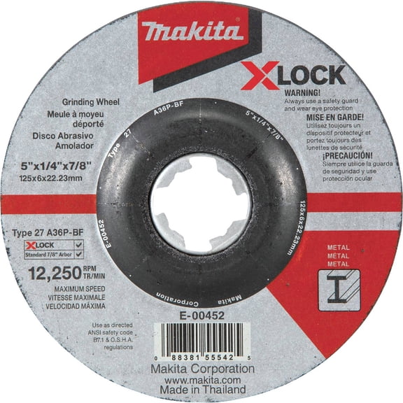 X-LOCK Metal Grinding Cut-Off Wheel - Single Pack