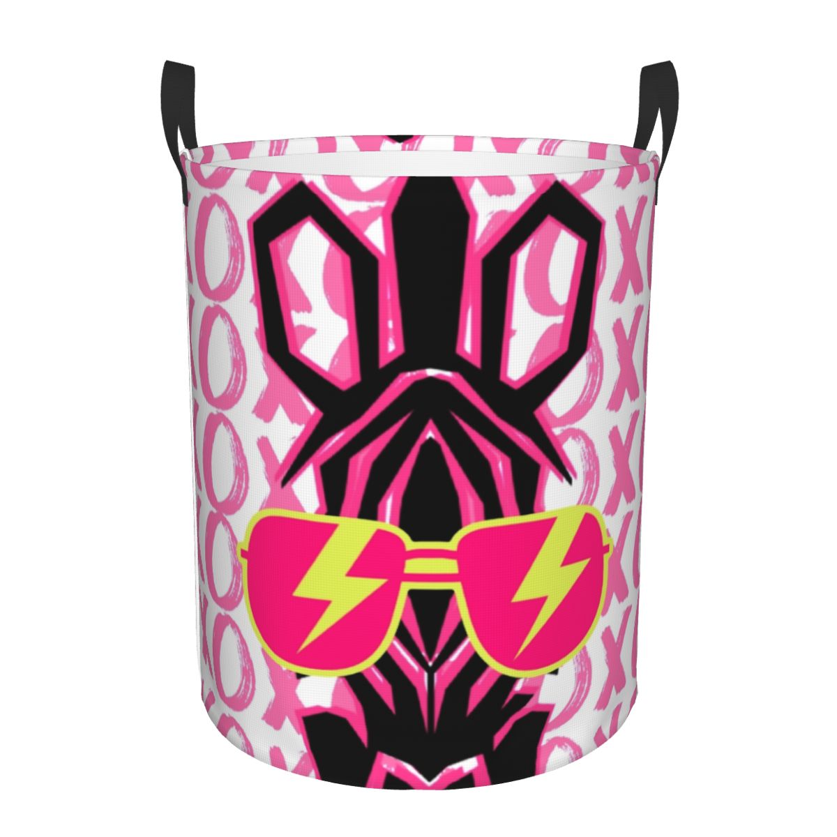 X LOVE Laundry Basket Collapsible Pink Girl Purple Letter Aesthetic