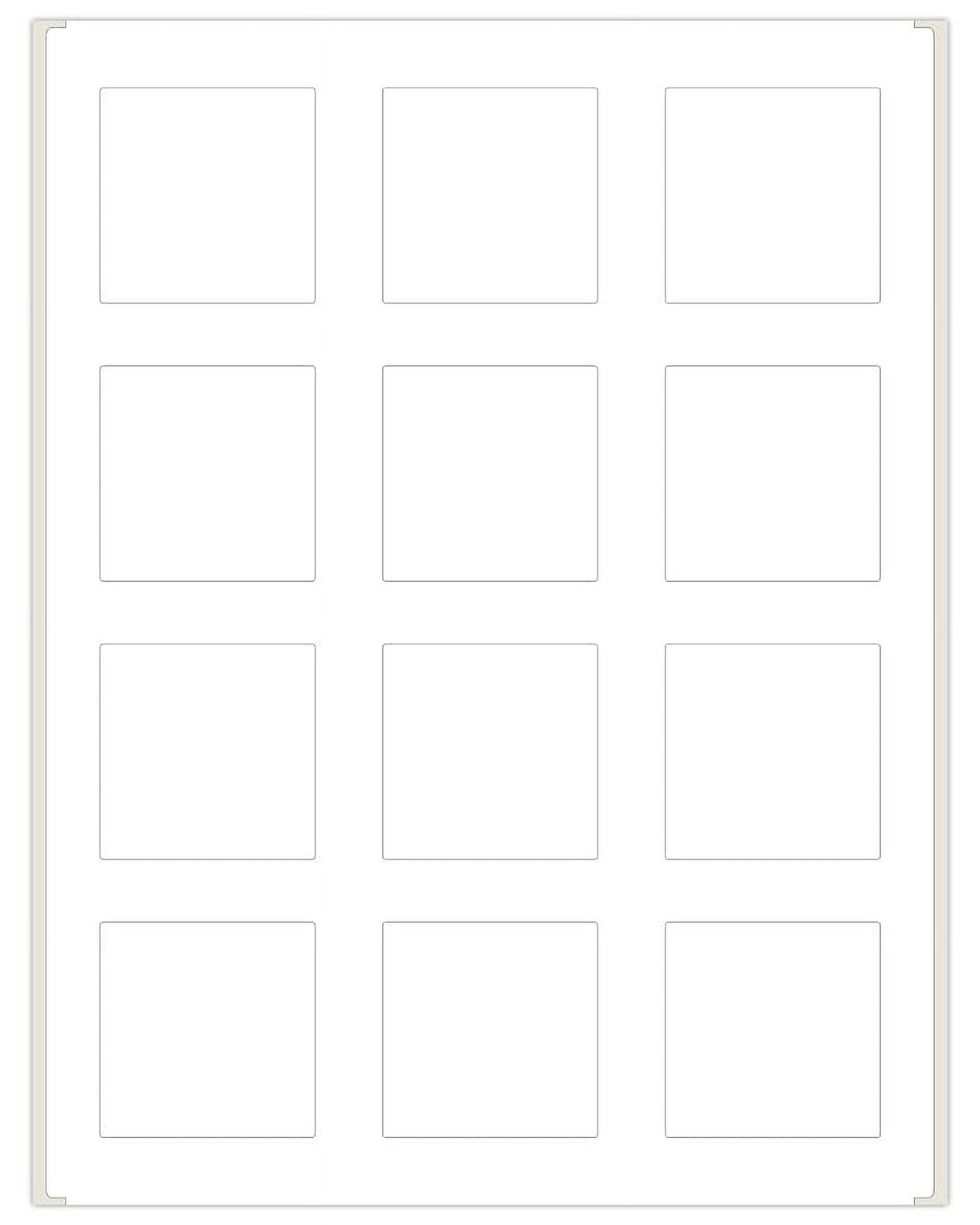 X Labels For Laser/Inkjet, Permanent Adhesive, White Matte (3000 Labels