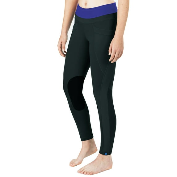 X Large Irideon Compressive Fabric Kids Synergy Tights Black Azurite