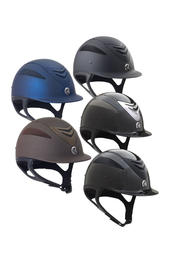 X Large Long Oval One K Defender Riding Adjustable Comfort Helmet Navy Matte
