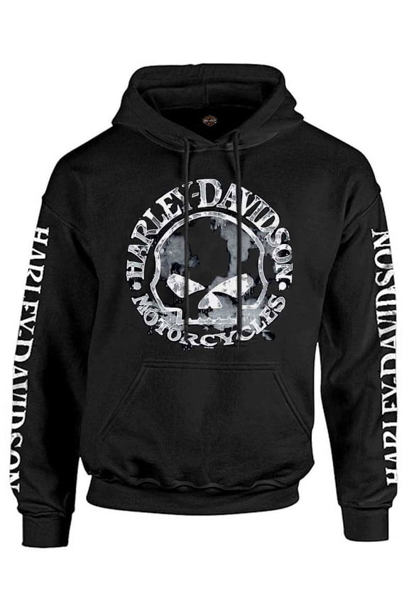X-Large Men's Sweatshirt Willie G Skull Black HD Pullover (XL) 30296648