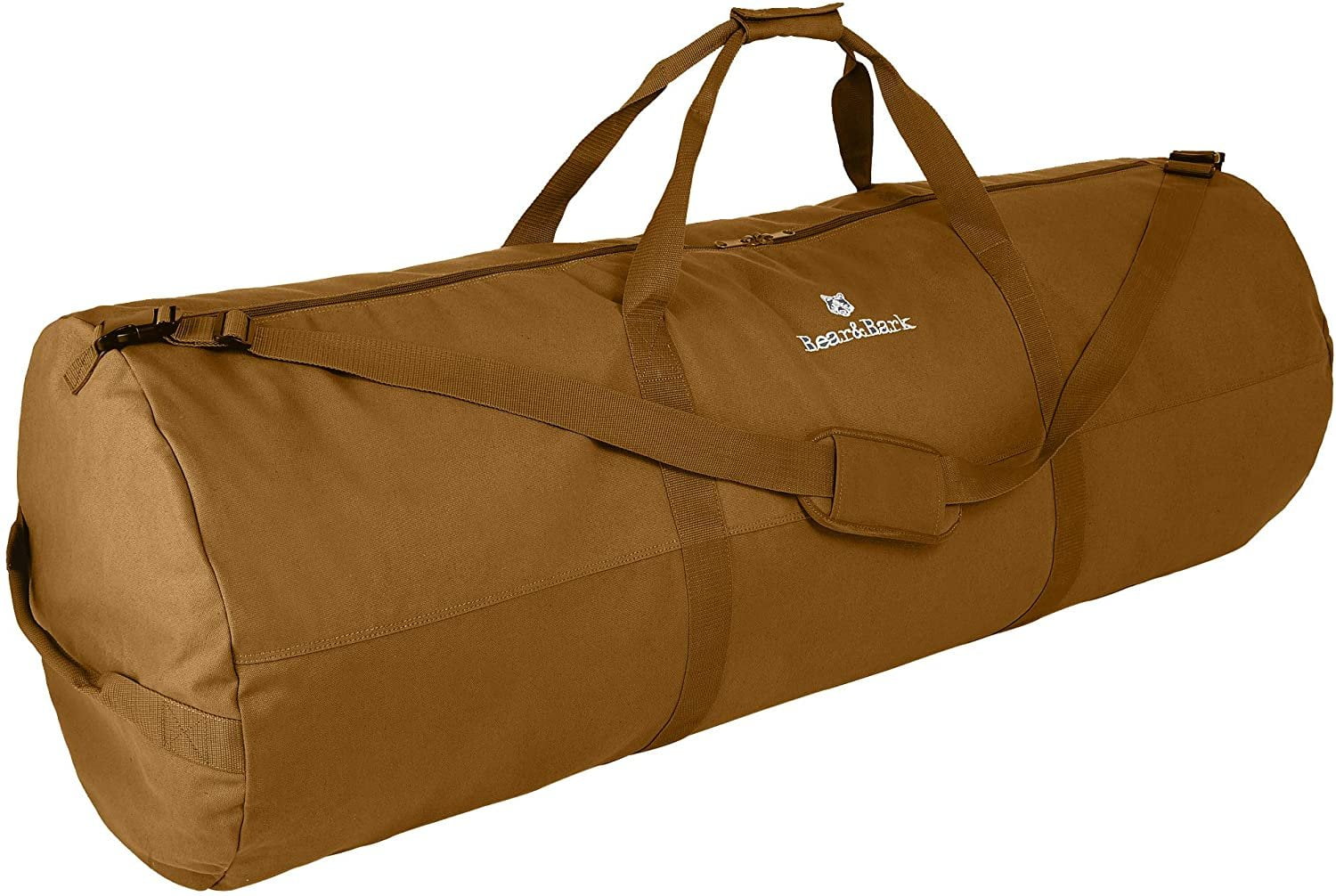 Heavy-Duty Canvas Army Duffle Bag – 60L Capacity – Auscam, Black, Navy, Olive Options