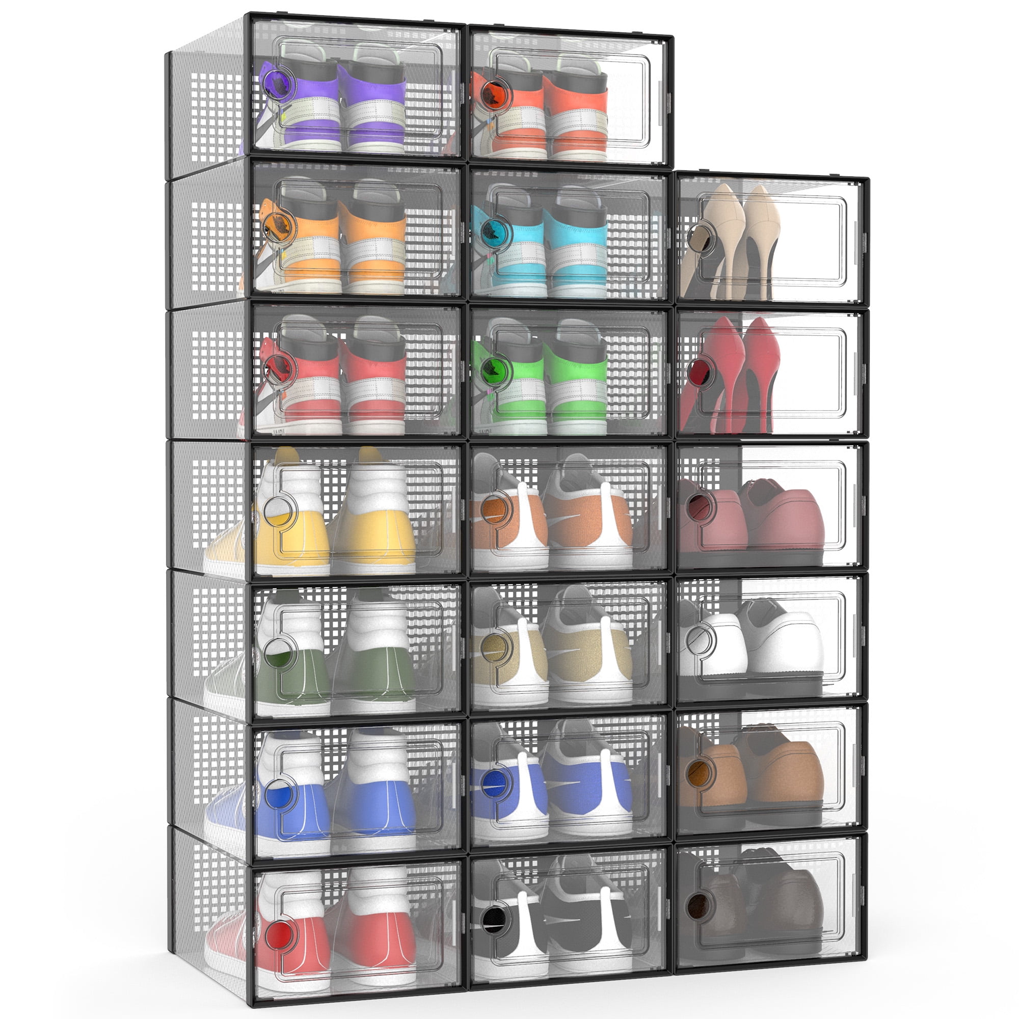 Ironland shoe storage boxes 12 pack sale