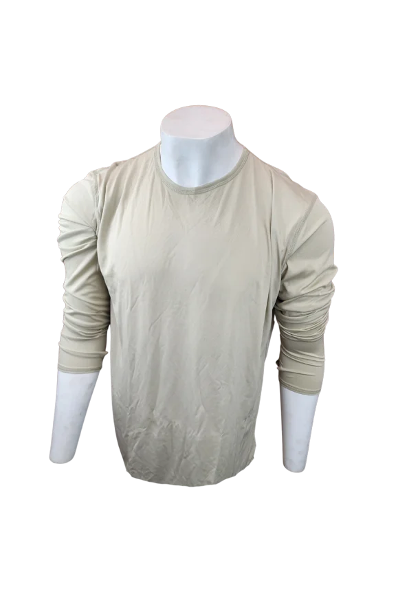 X-Large Tan FROG USMC Cold Weather SilkWeight Shirt