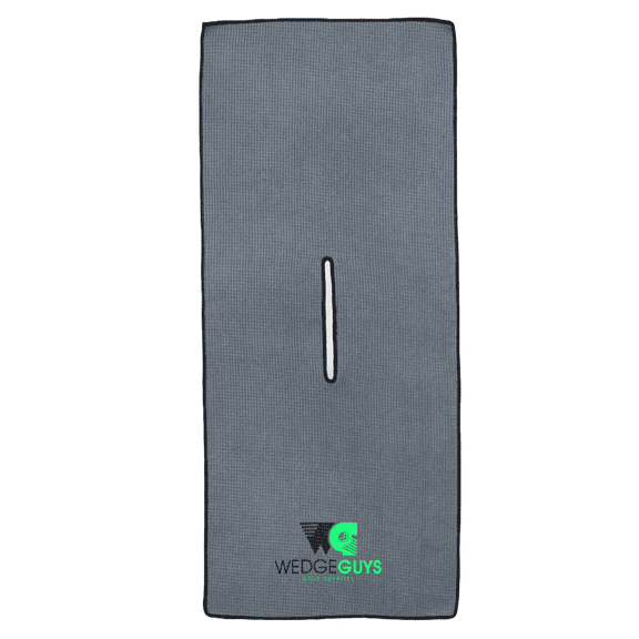X-Large Wedge Guys Golf Towel 40"x17" Highly Absorbent Microfiber Material