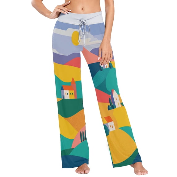 X-Large Women's Comfy Casual Pajama Pants Stretch Fabric Suitable for Yoga Pants Hippie Pants,The Best Holiday Gifts for Women Composition