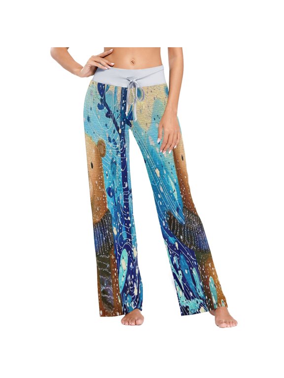 X-Large Women's Comfy Casual Pajama Pants Stretch Fabric Suitable for Yoga Pants Hippie Pants,The Best Holiday Gifts for Women Midnight Forest