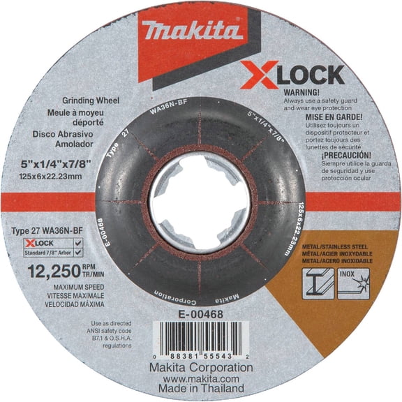 X-Lock Metal/Stainless Grinding Cut-Off Wheel - Pack of 12