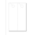 thumbnail image 1 of X-Long Door Hangers (5"x 16") 2-UP, Perfed on 10" x 16" White Cover - 250 Sheets, 1 of 1