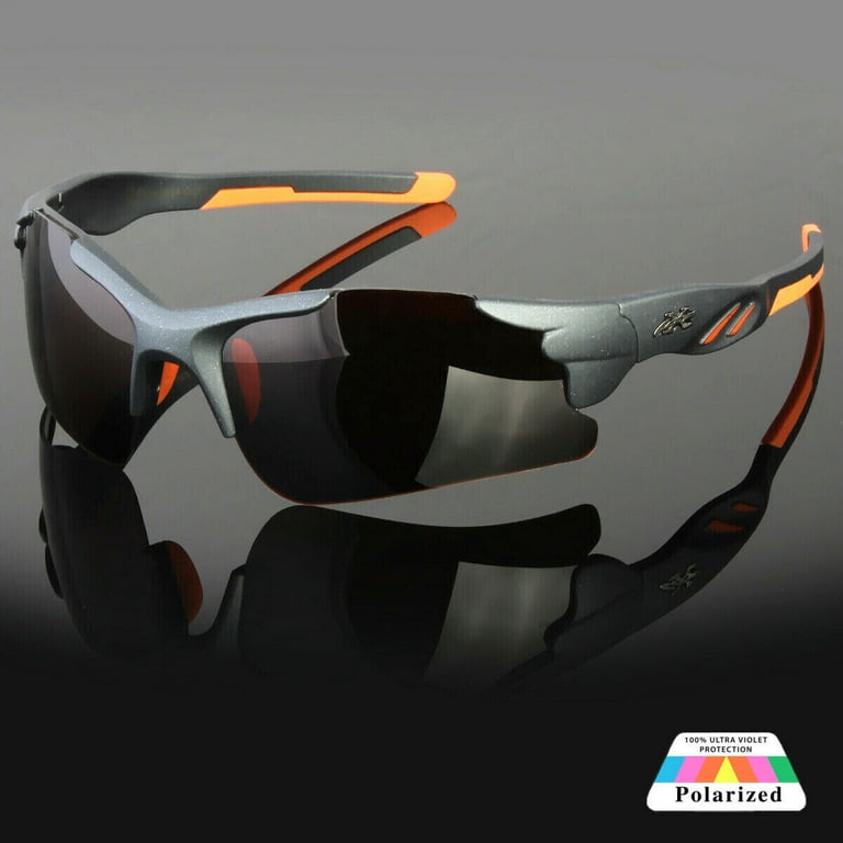 X-Loop Polarized Wrap Sunglasses Mens Sport Fishing Golfing