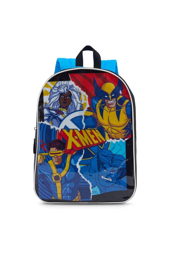 X-MEN, 15" Boys' Backpack with Padded Straps & Zip Compartment - Ideal Toddler Bookbag for School & Travel