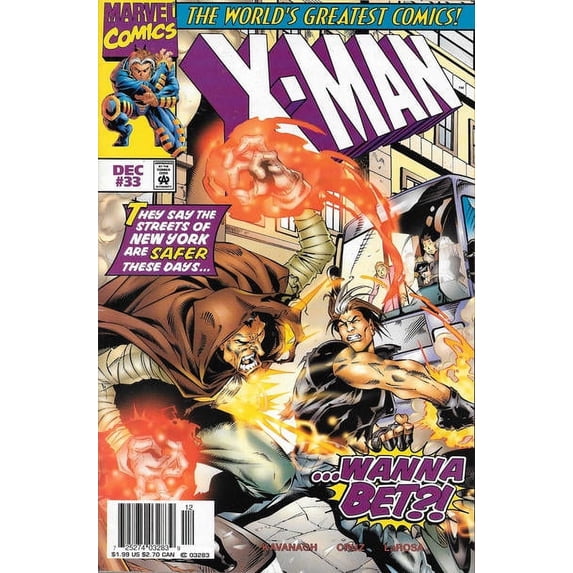 X-Man #33 (Newsstand) VF ; Marvel Comic Book