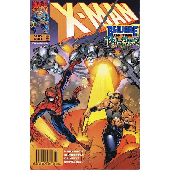 X-Man #38 (Newsstand) VF ; Marvel Comic Book