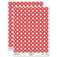 thumbnail image 1 of X Marks the Spot Treasure Map Round Sticker Set - Red - Matte Finish - 0.50" Size, 1 of 3