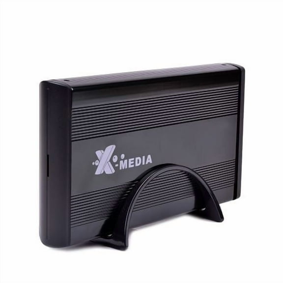 X-Media XM-EN3400-BK USB 2.0 External IDE/SATA HDD Aluminum Enclosure, Black