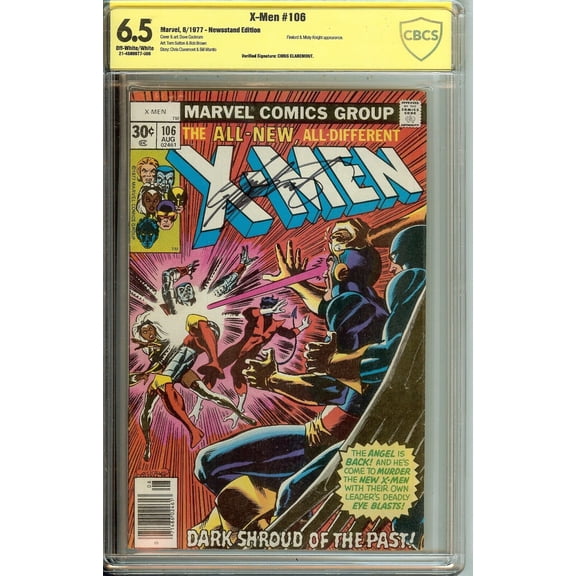 X-Men #106 Signed Chris Claremont CBCS 6.5