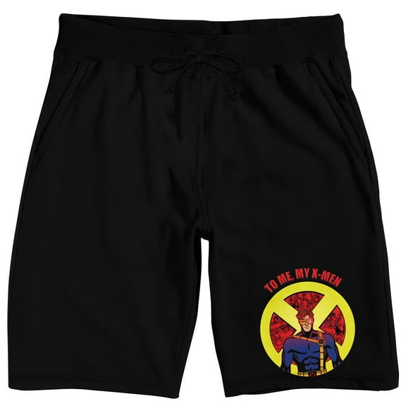 X-Men (1997) Cyclops To Me, My X-Men Men's Black Lounge Shorts-Large