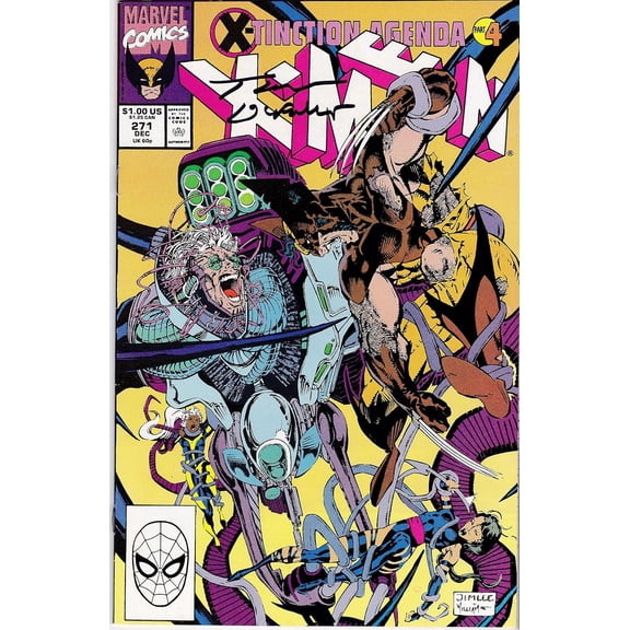 X-Men #271 NM Signed Tom Defalco