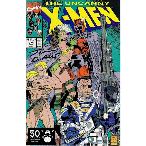 X-Men #274 NM Signed Tom Defalco