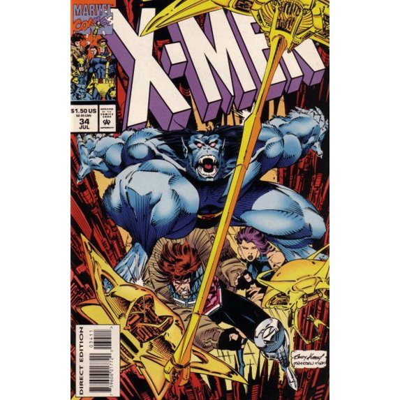 X-Men (2nd Series) #34 VF ; Marvel Comic Book