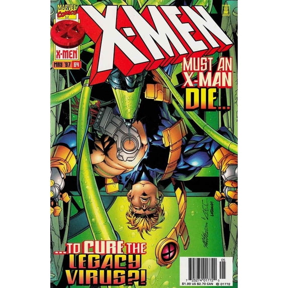 X-Men (2nd Series) #64 (Newsstand) VF ; Marvel Comic Book