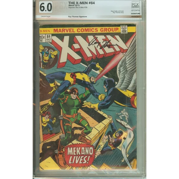 X-Men #84 Silver Age PGX 6.0 Signed Roy Thomas