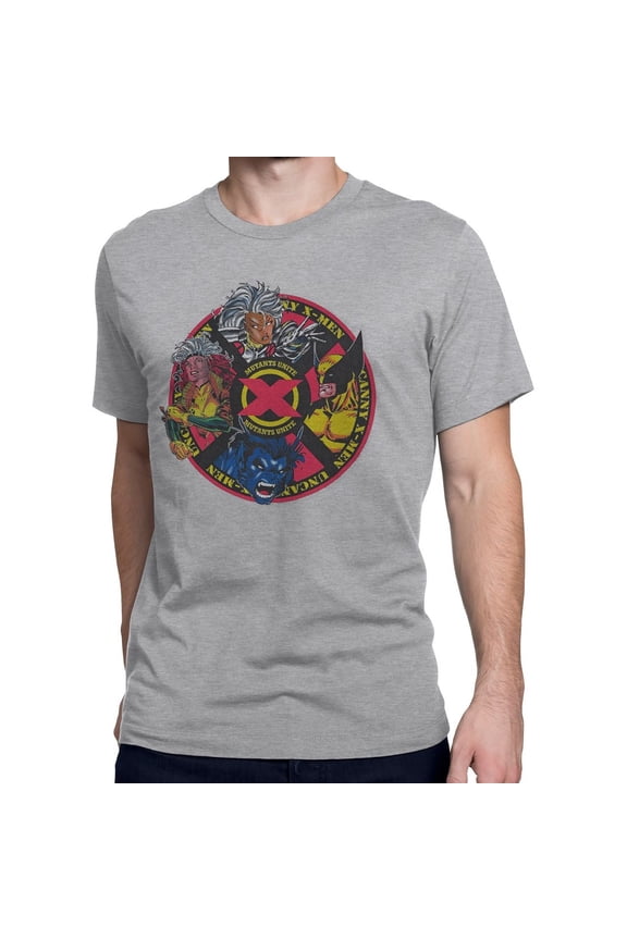 90's Mutant Circle by Jim Lee Men's T-Shirt-2XLarge