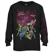 X-Men 90's Sentinel Attack Marvel Officially Licensed Adult Long Sleeve T Shirt
