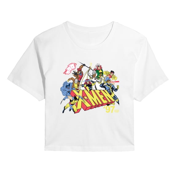 X-Men - '97 Characters - Juniors Cropped Graphic T-Shirt
