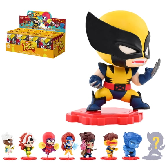 YuMe X-Men '97 Cosbi Bobble Head Blind Box Collectible Figures, Pack of 8, No Duplicates